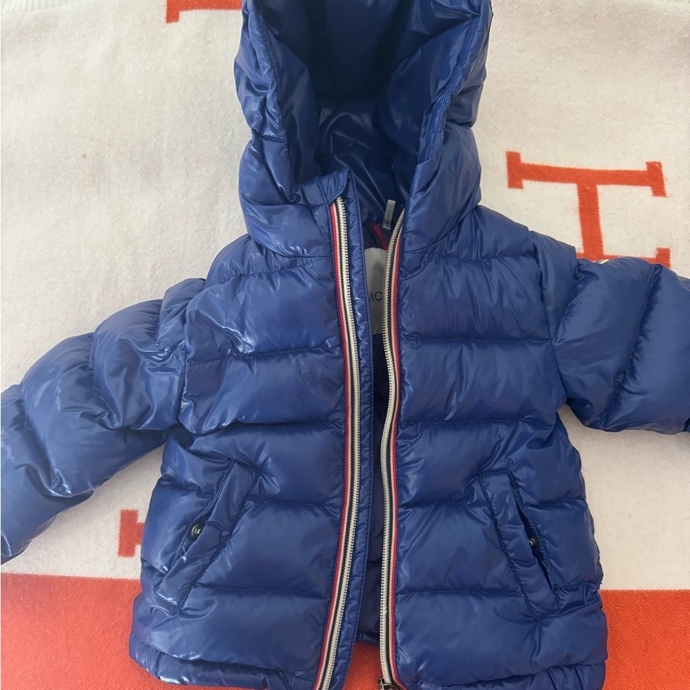 Moncler Kids Puffer Jacket in Blue
